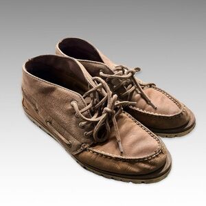 Sperry Men’s Tan Leather Shoes Size 9.5